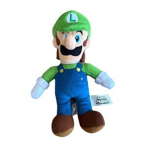 Nintendo Super Mario Luigi Plush Toy 9” Stuffed Figure – Official Licensed 2021